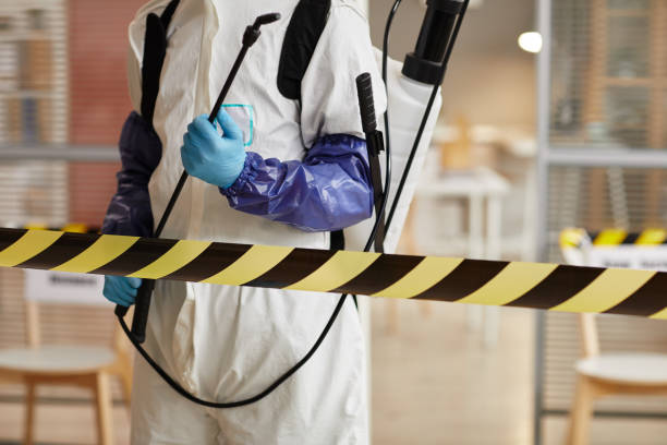 Professional Biohazard Cleanup technician working in Cape May Court House, NJ